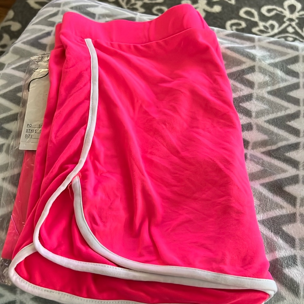 Highlighter Pink Dolphin Shorts